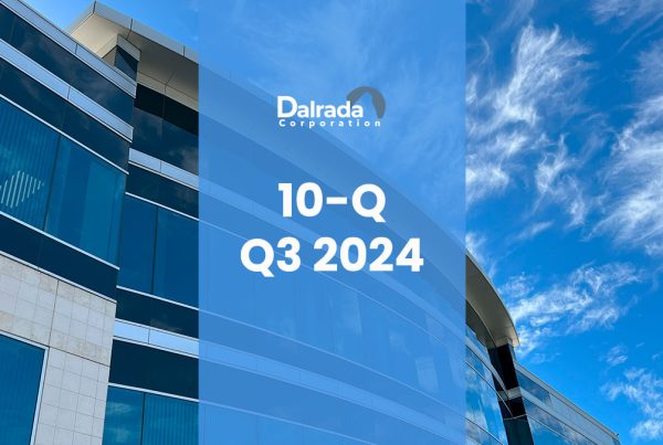 Dalrada Financial Corporation Files Form 10-Q, Announces Third Quarter Revenue of $10.3 Million